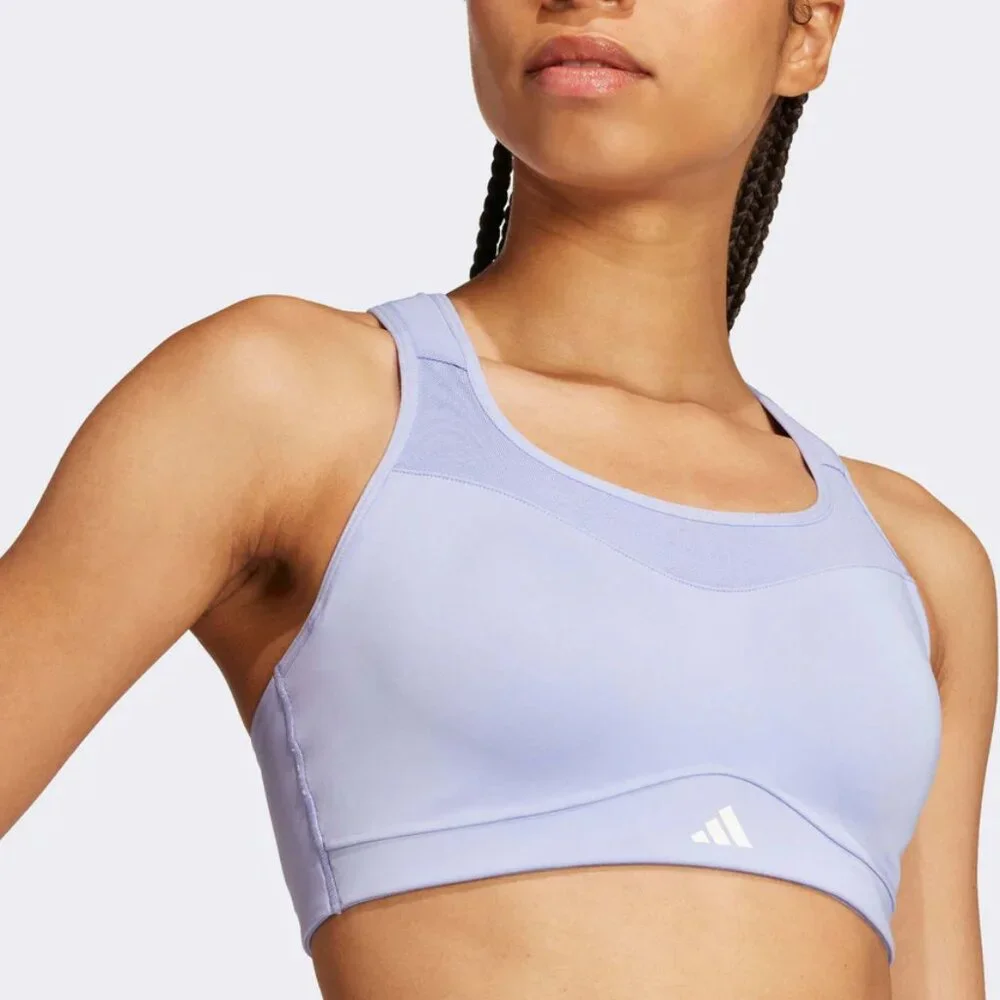 adidas TLRD Impact Training High-Support Bra | Size 2XS | NWT | Blue Spark